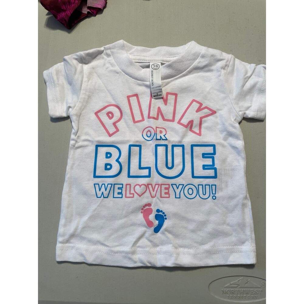 Baby "Pink or Blue" Gender Reveal T-Shirt
